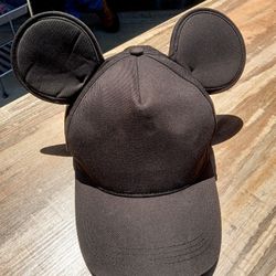 DISNEY PARKS MICKEY MOUSE EARS ADULT BASEBALL CAP 