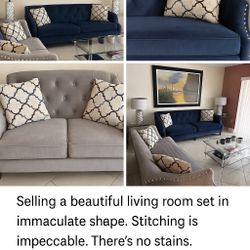 🛋️ Elegant Living Room Set – Like New! Complete Package