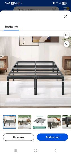 Full size metal bed frame