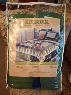 Sierra Home Collections Autumn Kaleidoscope Cotton Quilt