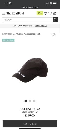 Balenciaga Hat Black New Without Tag