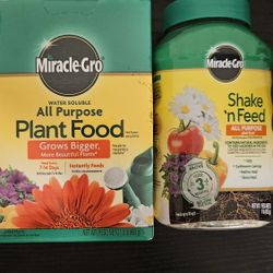 Miracle-Gro All Purpose Plant Food Lot Water Soluble Shake n Feed Fertilizer