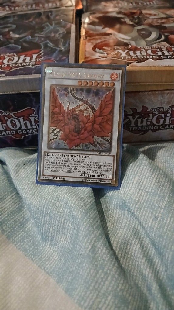 Black Rose Dragon 1st Edition Yugioh Card