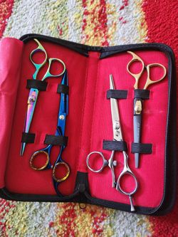 Barber Professional Razor Scissors Japanese Steel J2