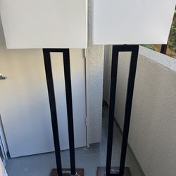 2 target floor lamps