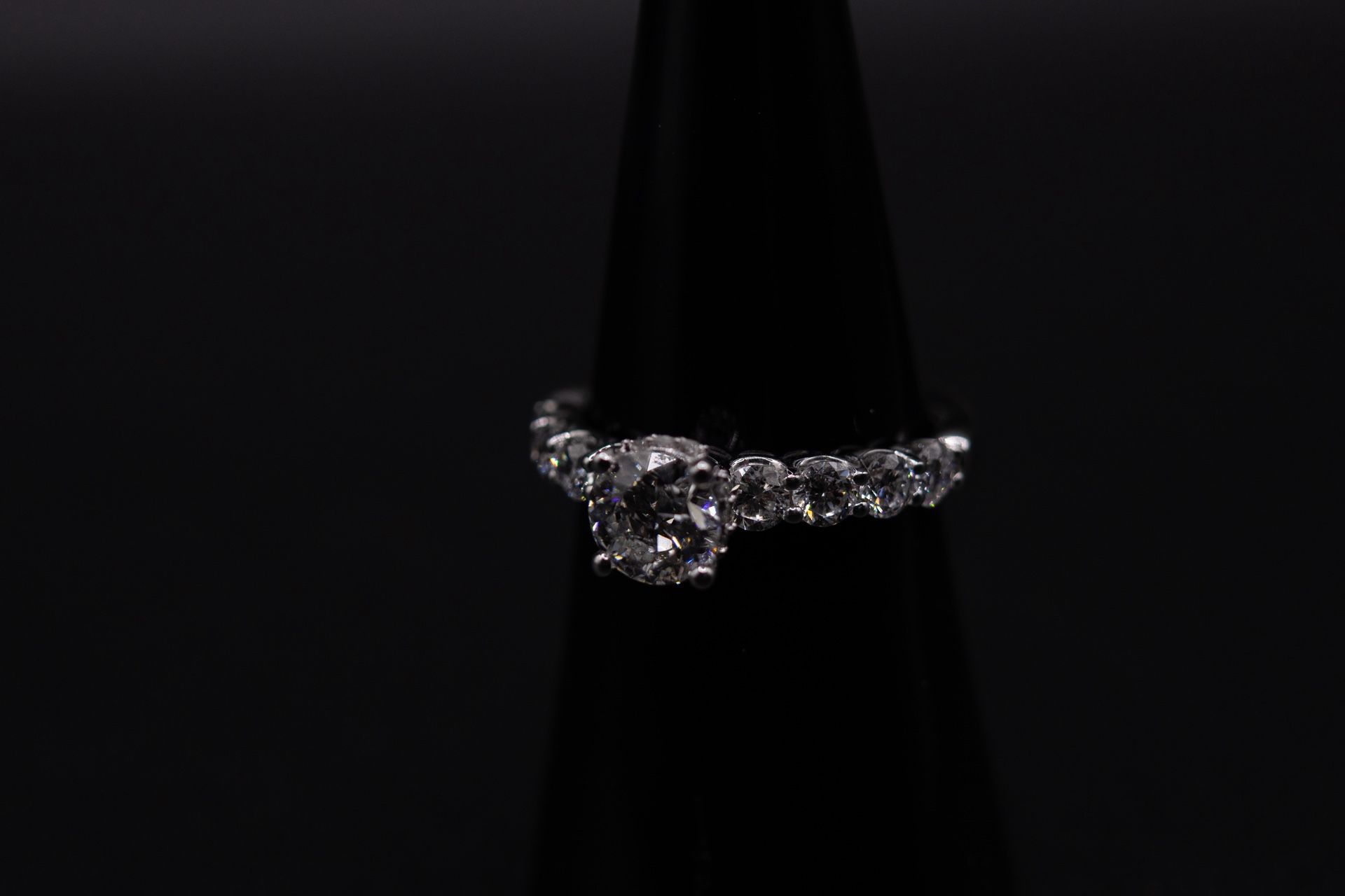 10k Gold Diamond Engagement Ring