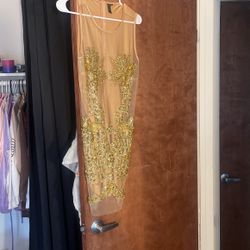 Gold Dress