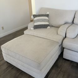 Ashley Chairs & Ottoman