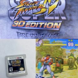 Nintendo 3DS Super Street Fighter 4 3D Edition Capcom Cart Only Tested