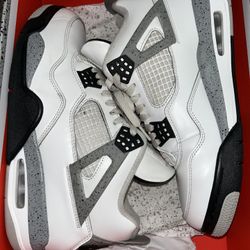 Jordan 4 White Cement 