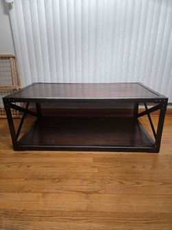 2 Tier Industrial Coffee Table