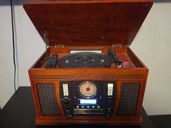 Victrola Navigator 8-in-1 Bluetooth Record Player with Built-in Speakers