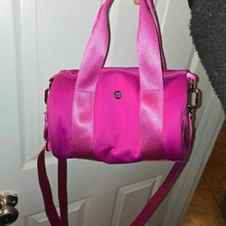Tiny Hot Pink Duffle Bag