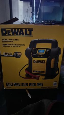 DeWalt Portable Jump Starter,  Digital Inflator