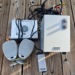 Coby DVD Player Speaker Sub 