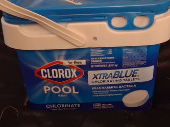 Clorox XtraBlue Pool Chlorinating Tablets 25 lb