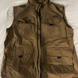 Eddie Bauer Outdoor Vest (Khaki - Large)