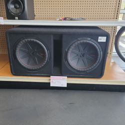 2 Kicker CompR  12" Subwoofers In Box
