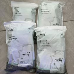 Motif Medical Breastmilk Storage Bags. 100 Count Bag