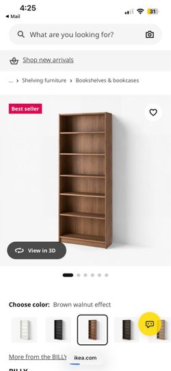 NEW ikea billy bookcase