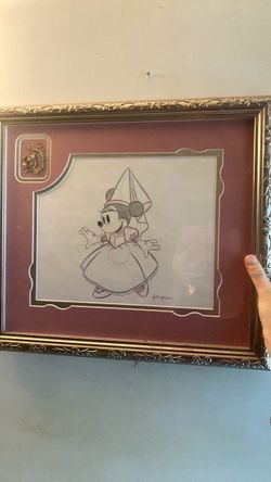 Sketch from Disneyland Galleria, artist Jodi Herron. Sketch and pin.