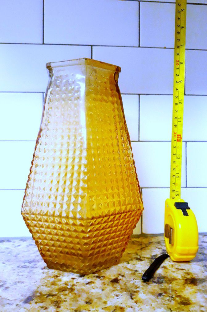 Gold Chrome Flower Vase