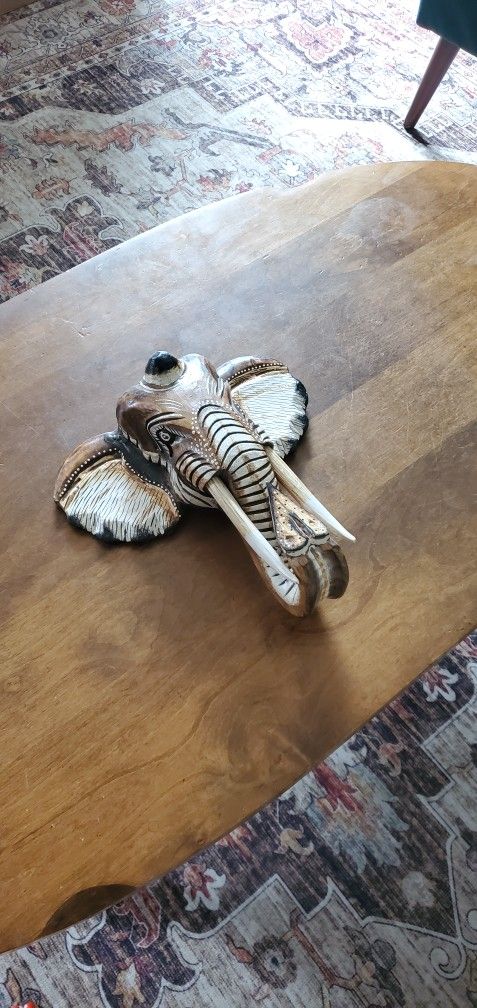 Carved Wooden Elephant