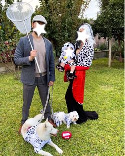 Entire family Dalmatian costume