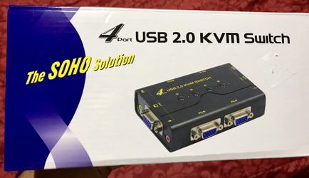 4 Port USB 2.0 KVM Switch (The Soho solution)