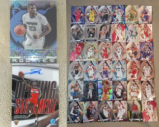 Cedric Coward Mega Rookies + Jamir Watkins Opening Statement Signatures Rookie + Luka Doncic Select Concourse Blue + 35 2024 Phoenix Basketball Cards 