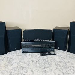 Onkyo Home Theater System With Klipsch and Yamaha Speakers