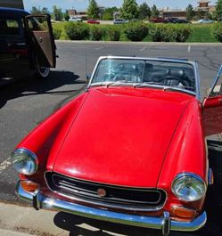 MG Midget Red Classic Convertible