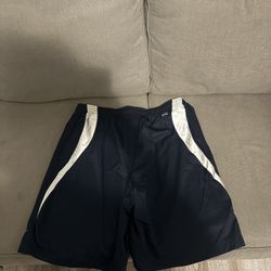 Vintage Navy Blue Nike Basketball Shorts 