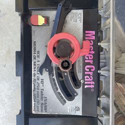 master craft 15amp 10 table saw