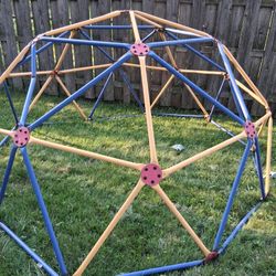 Kids Climb Over Dome