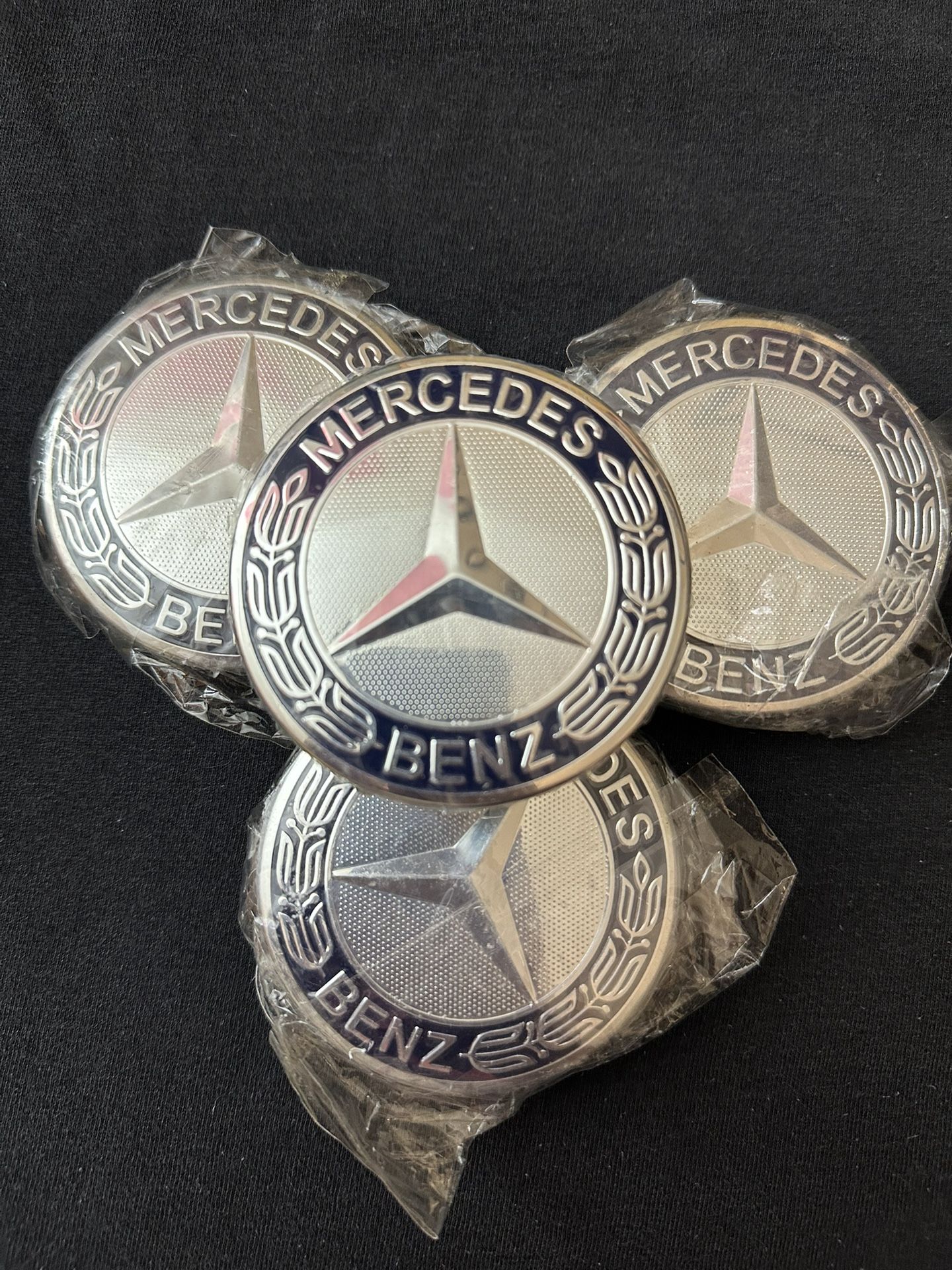 Mercedes Benz Hubcap Emblems