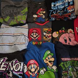 Super Mario and more shirts
