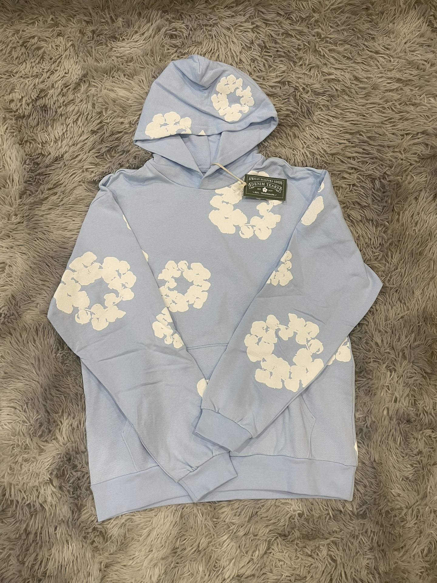 Blue Denim Hoodie