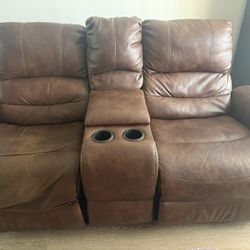 Leather Recliner 