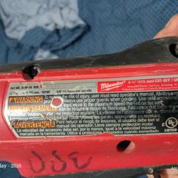 4 1/2" Milwaukee Grinder