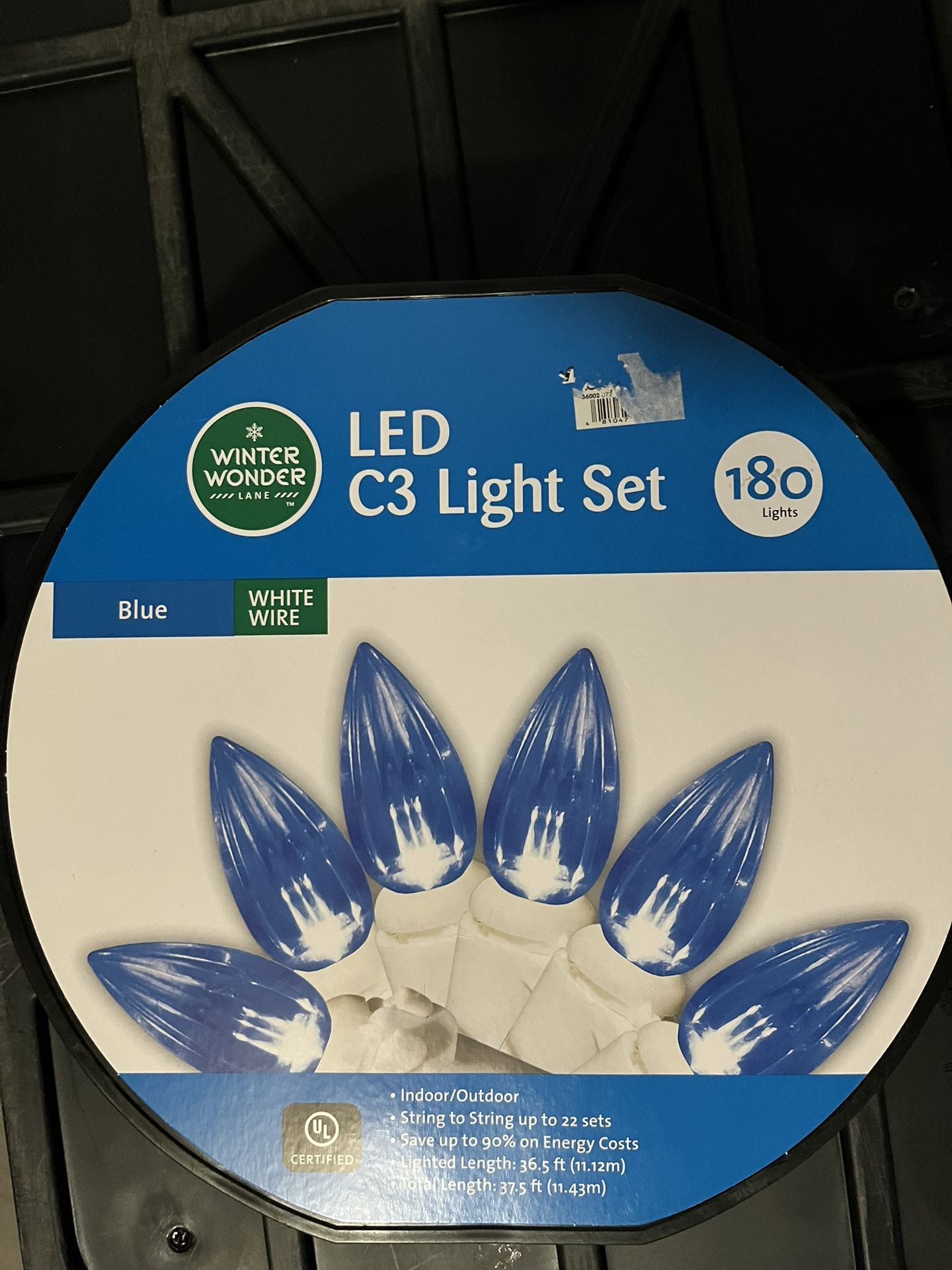Brand New Set Of 180 LED C3 Blue Lights
