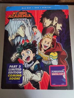 My Hero Academia Season Four Part One Blu-ray plus DVD plus Digital - Used