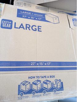 Large Moving Boxes- Free