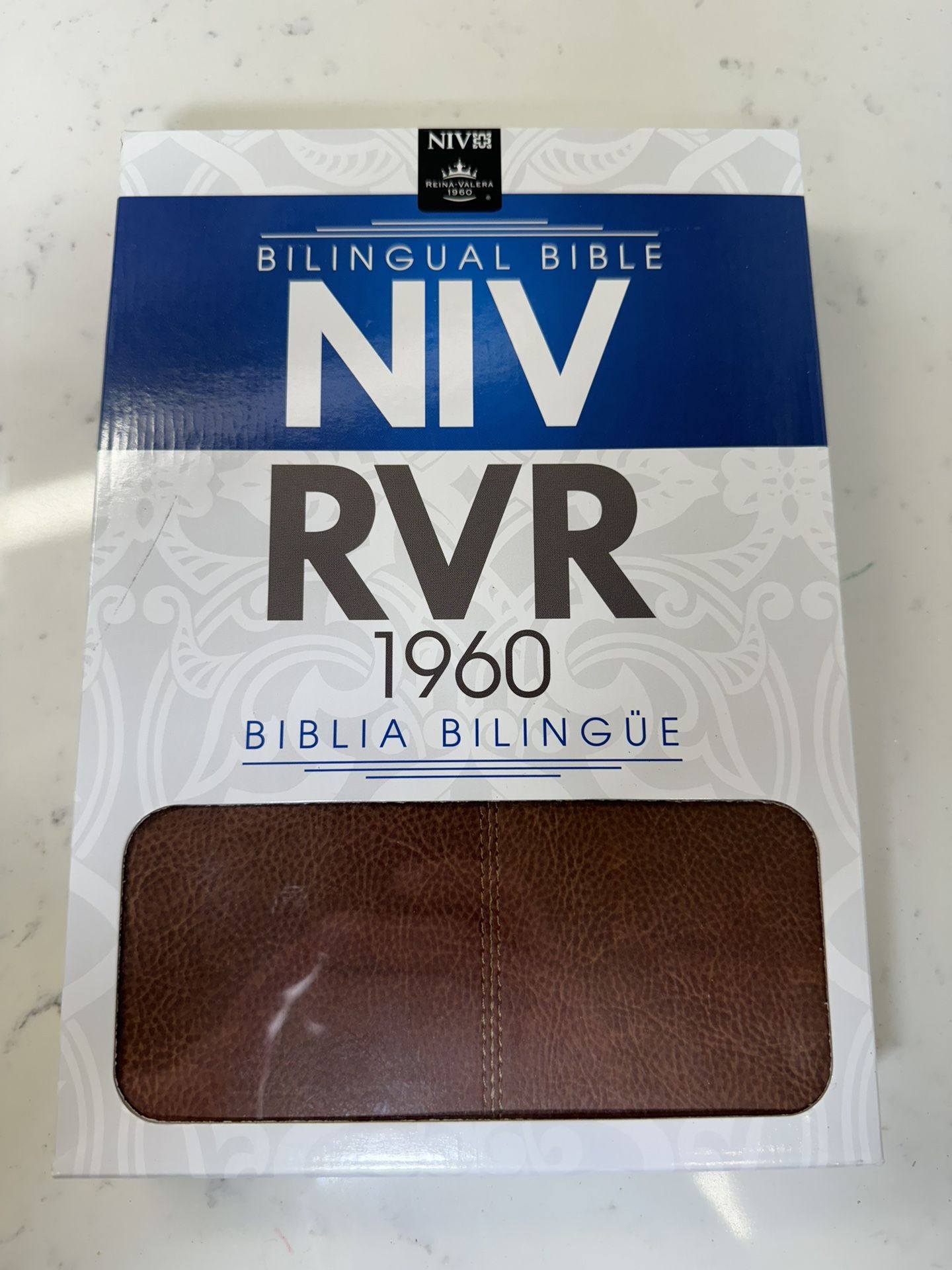 Bilingual NIV Bible RVR 1960 Biblia Bilingue Beautiful Brown uLeather BRAND NEW