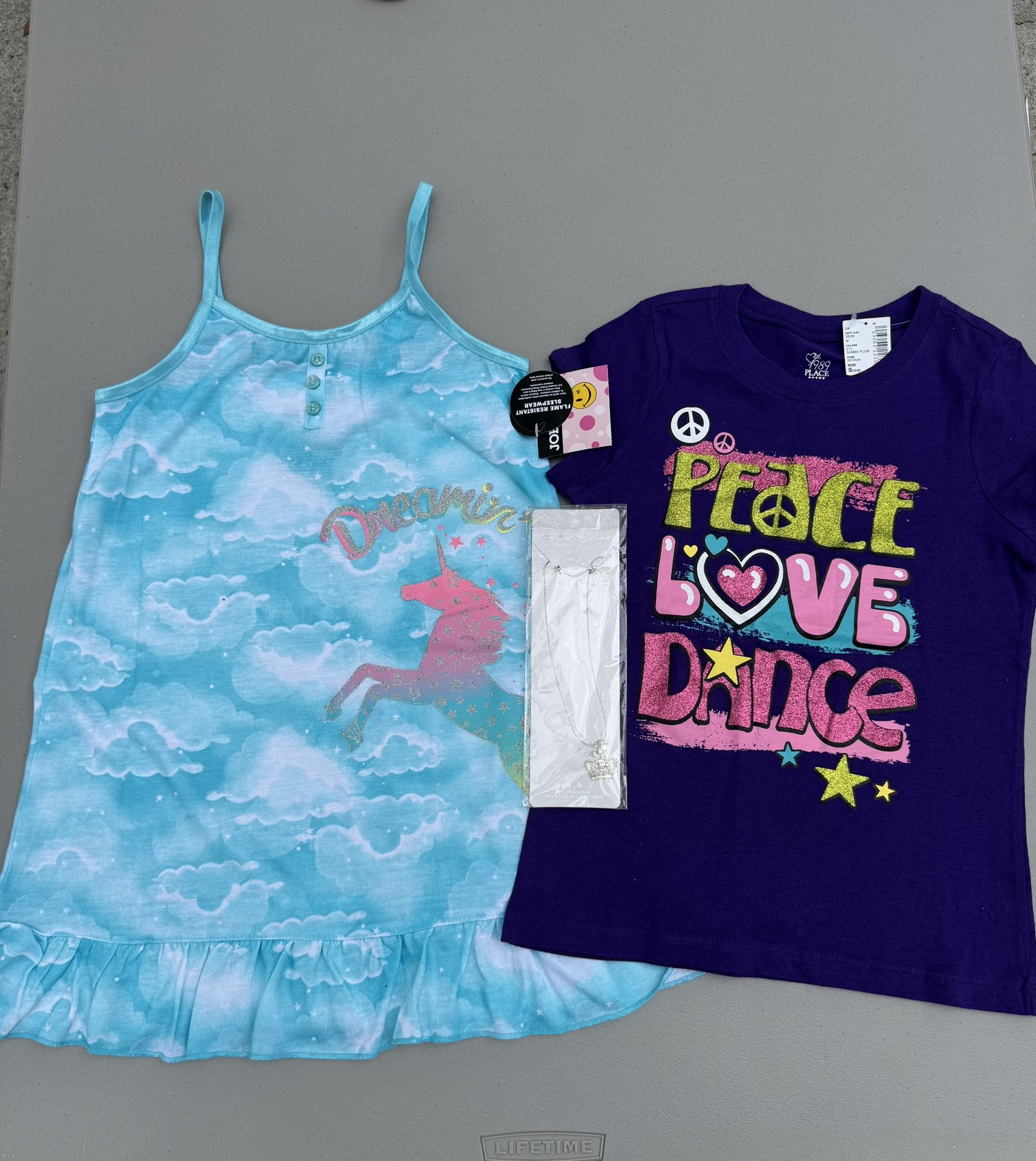 Nightgown, Cute Top, Necklace- Brand New