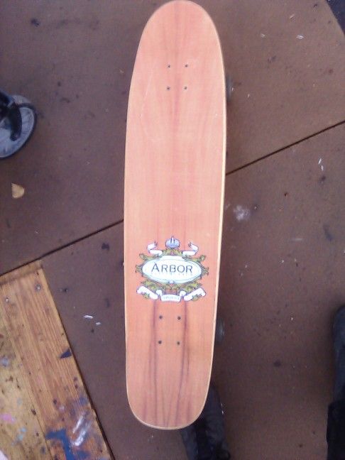 Arbor Skateboard Hybrid Hawaiian Koa Longboard