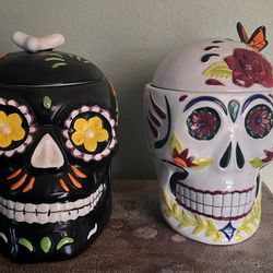 Cookie Jars (día De Los Muertos Themed) 