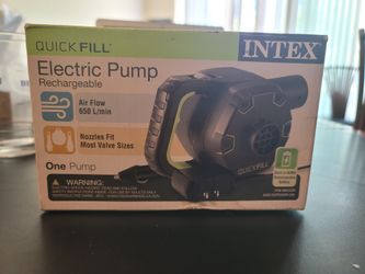 Quick-Fill Rechargeable Electric Air Pump