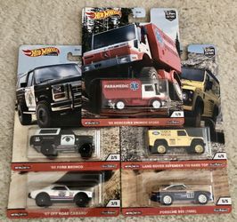Hot Wheels Premium Car Culture Wild Terrain Full Set of 5 Vehicles 