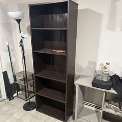 5 Tier Wooden Bookshelf 